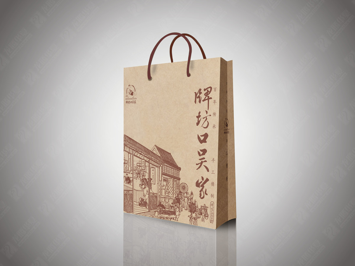 龍騰正在設計古藺鎮牌坊口吳家月餅包裝