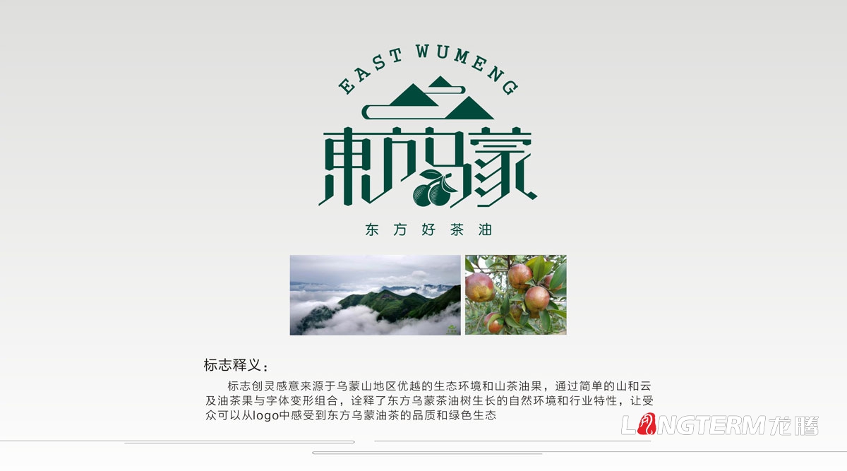 東方烏蒙山茶油LOGO設計|成都山茶油VI設計公司|茶油糧油品牌視覺(jué)形象設計