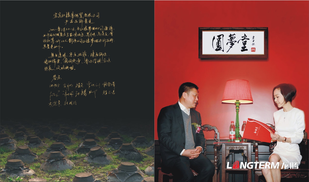 紅樓夢(mèng)酒業(yè)集團公司宣傳畫(huà)冊設計|宜賓白酒公司宣傳冊設計