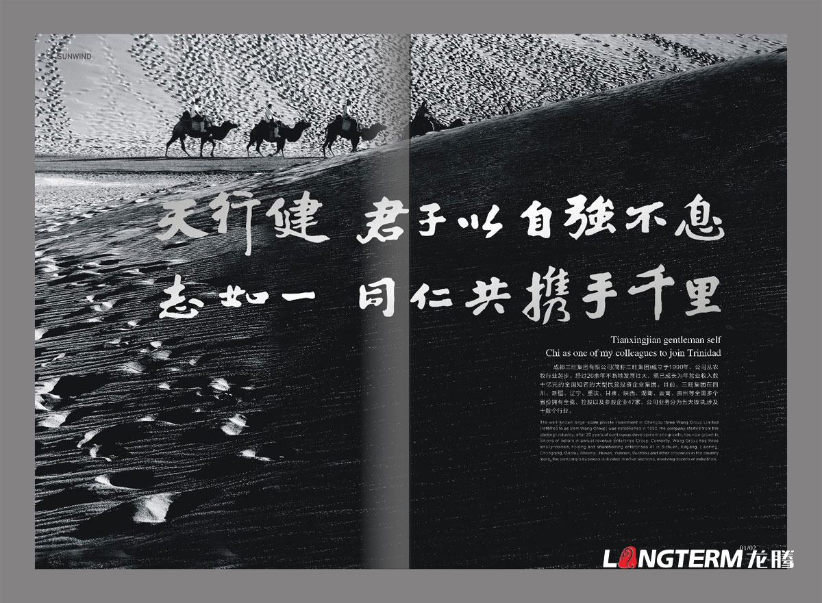 成都三旺集團畫(huà)冊設計|集團公司企業(yè)形象宣傳冊設計效果印刷制作生產(chǎn)
