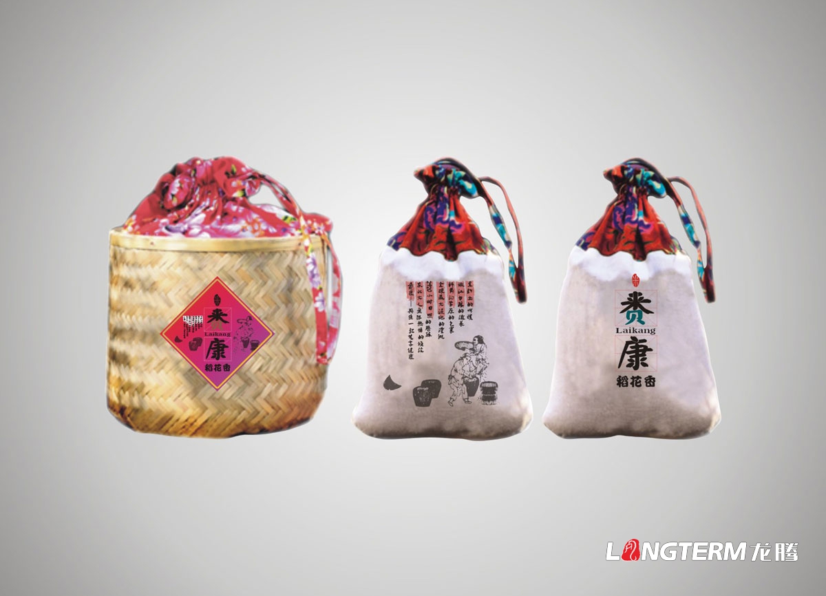 賚康大米LOGO設計|大米品牌VI視覺(jué)形象設計|大米產(chǎn)品商標標志設計