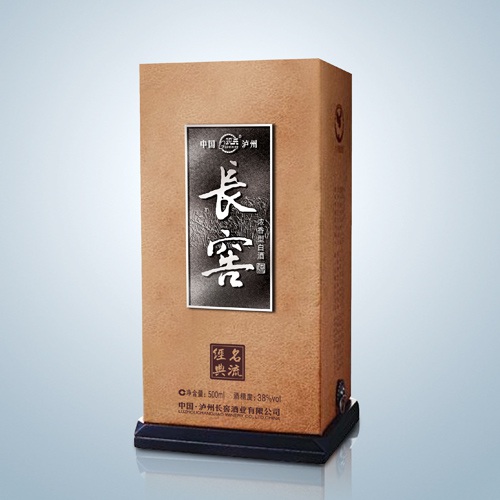 飲品包裝設計-瀘州長(cháng)窖白酒包裝設計|濃香型白酒禮盒包裝設計|白酒精裝手工禮盒生產(chǎn)制作