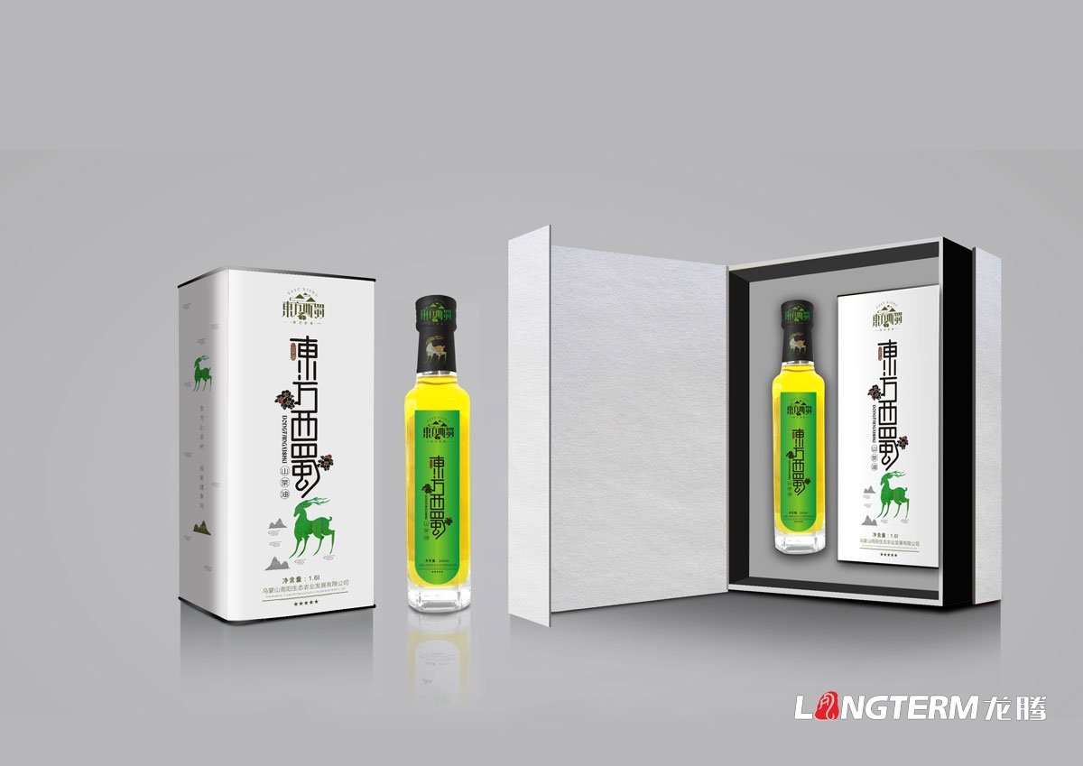 東方西蜀山茶油包裝設計|山茶油單只裝雙只裝套裝精品手工禮盒產(chǎn)品包裝設計公司