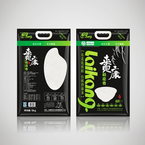 食品包裝設計-賚康大米產(chǎn)品包裝設計|五谷雜糧大米小米稻花香粥米貢米農副產(chǎn)品土特產(chǎn)包裝禮盒設計效果圖