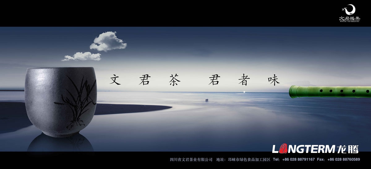 文君茶宣傳海報設計|茶業(yè)西博會(huì )茶博會(huì )宣傳形象海報設計
