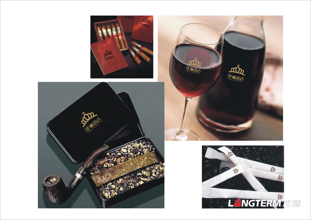 郡琳酒店LOGO標志商標設計|酒店VI創(chuàng  )意視覺(jué)形象設計|成都大酒店飯店創(chuàng  )意設計公司
