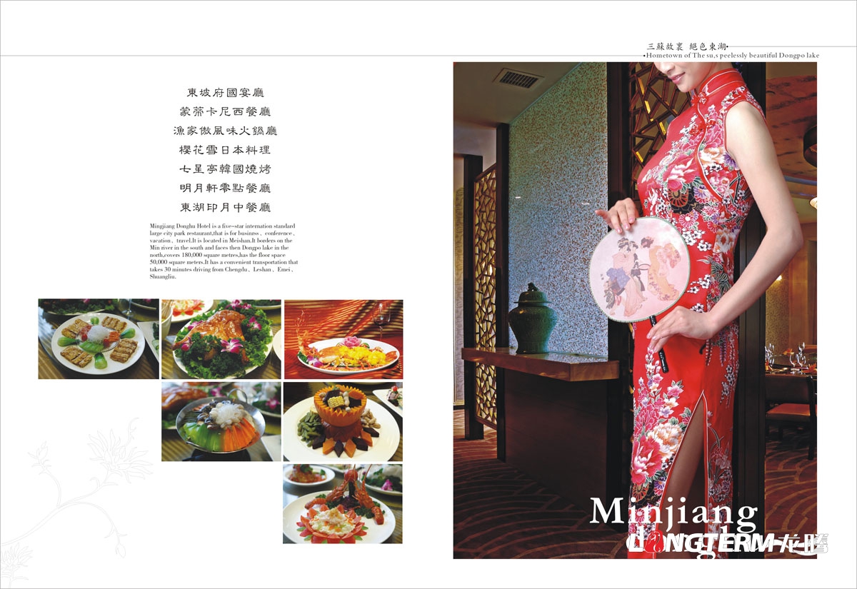 岷江東湖飯店宣傳畫(huà)冊設計|眉山大酒店形象畫(huà)冊會(huì )議手冊客房手冊運動(dòng)休閑手冊設計公司