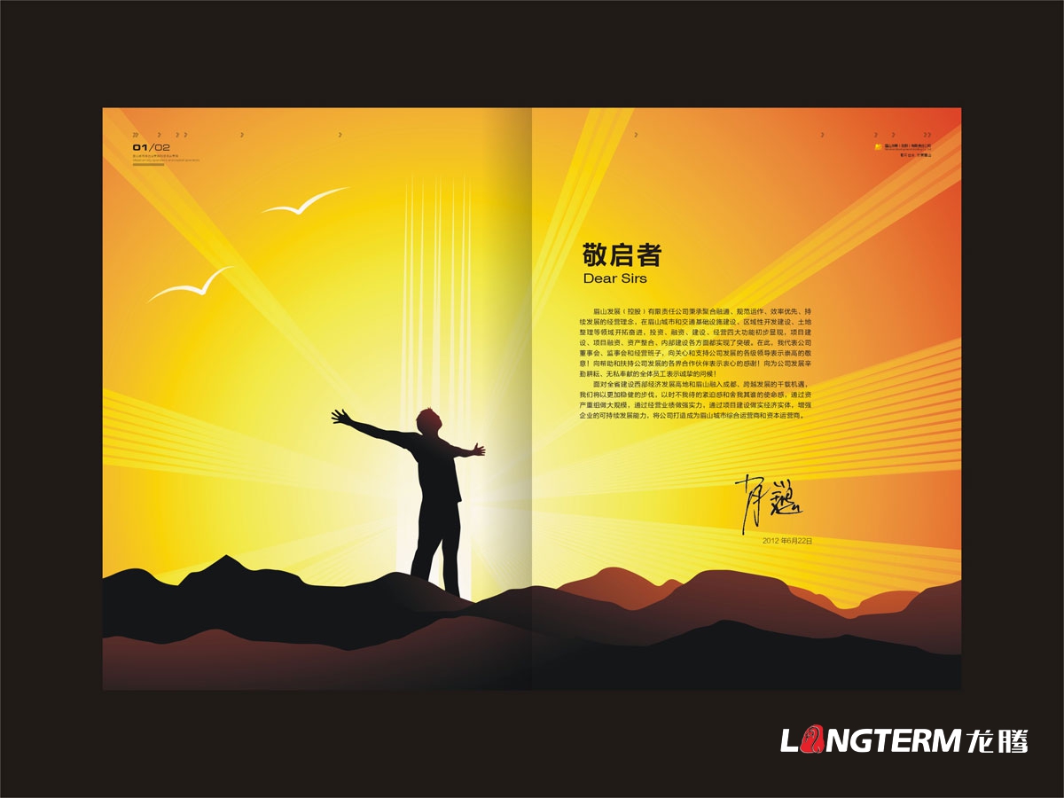 眉山控股公司畫(huà)冊設計|發(fā)展控股科技國有獨資產(chǎn)業(yè)投資公司形象宣傳冊設計