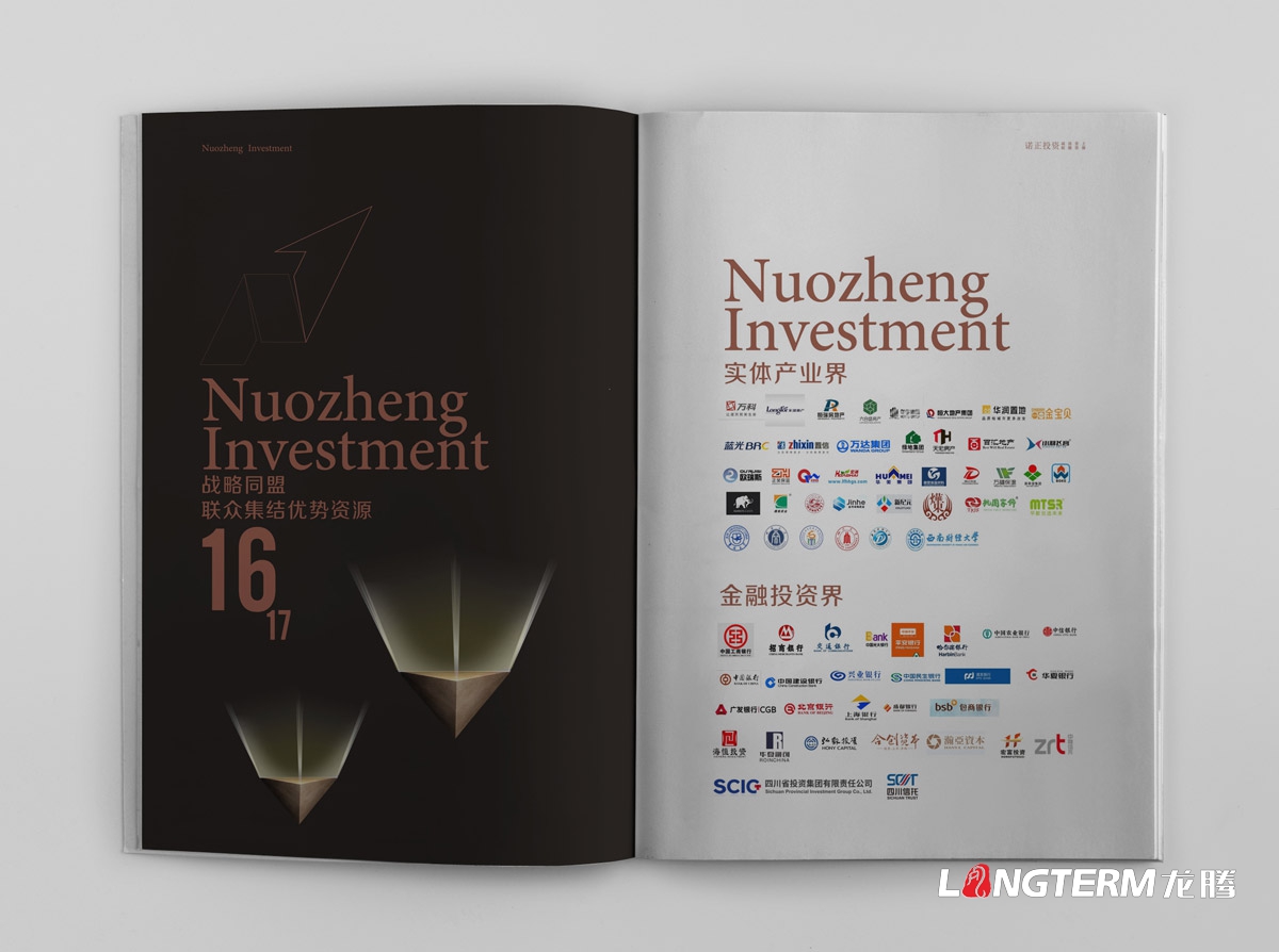 四川投資管理公司形象宣傳冊設計效果圖|投資管理企業(yè)品牌畫(huà)冊設計印刷制作