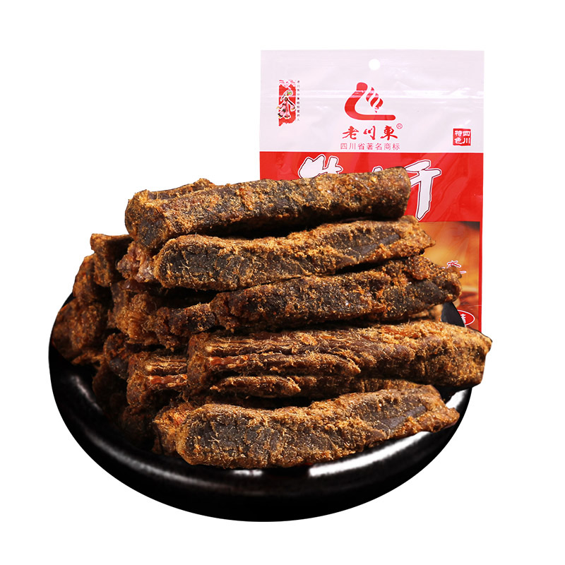 成都牛肉干外包裝袋設計公司|五香牛肉干麻辣牛肉干手撕牦牛肉燈影牛肉絲產(chǎn)品包裝設計