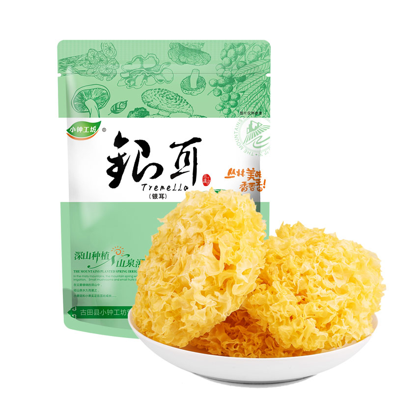 成都銀耳包裝設計公司|四川通江縣陳河鄉青岡樹(shù)椴木銀耳品牌包裝設計公司