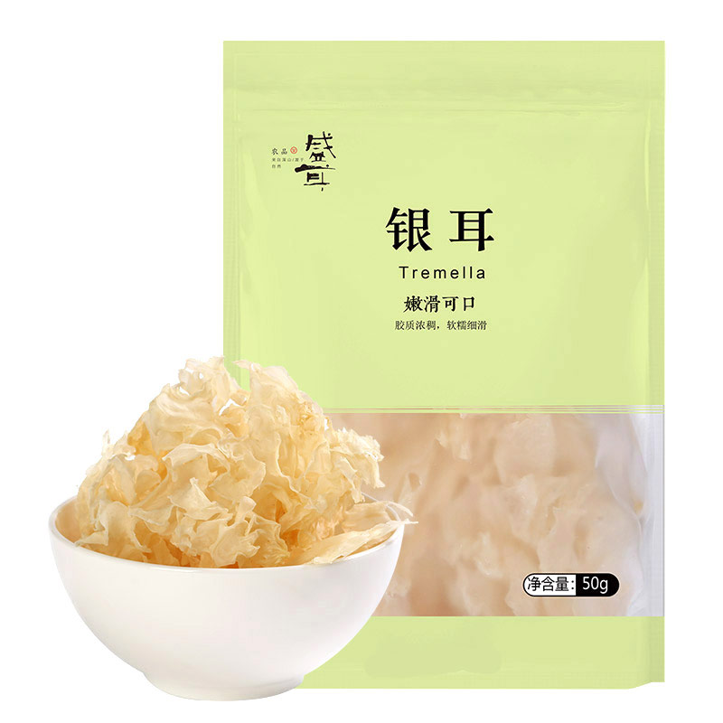 成都銀耳包裝設計公司|四川通江縣陳河鄉青岡樹(shù)椴木銀耳品牌包裝設計公司
