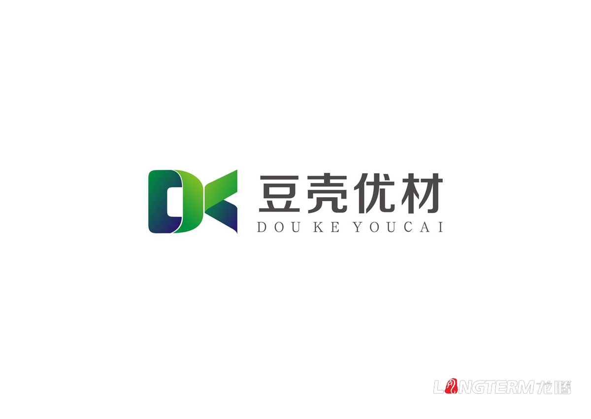 中通節能建材公司豆殼優(yōu)材簡(jiǎn)約LOGO商標設計