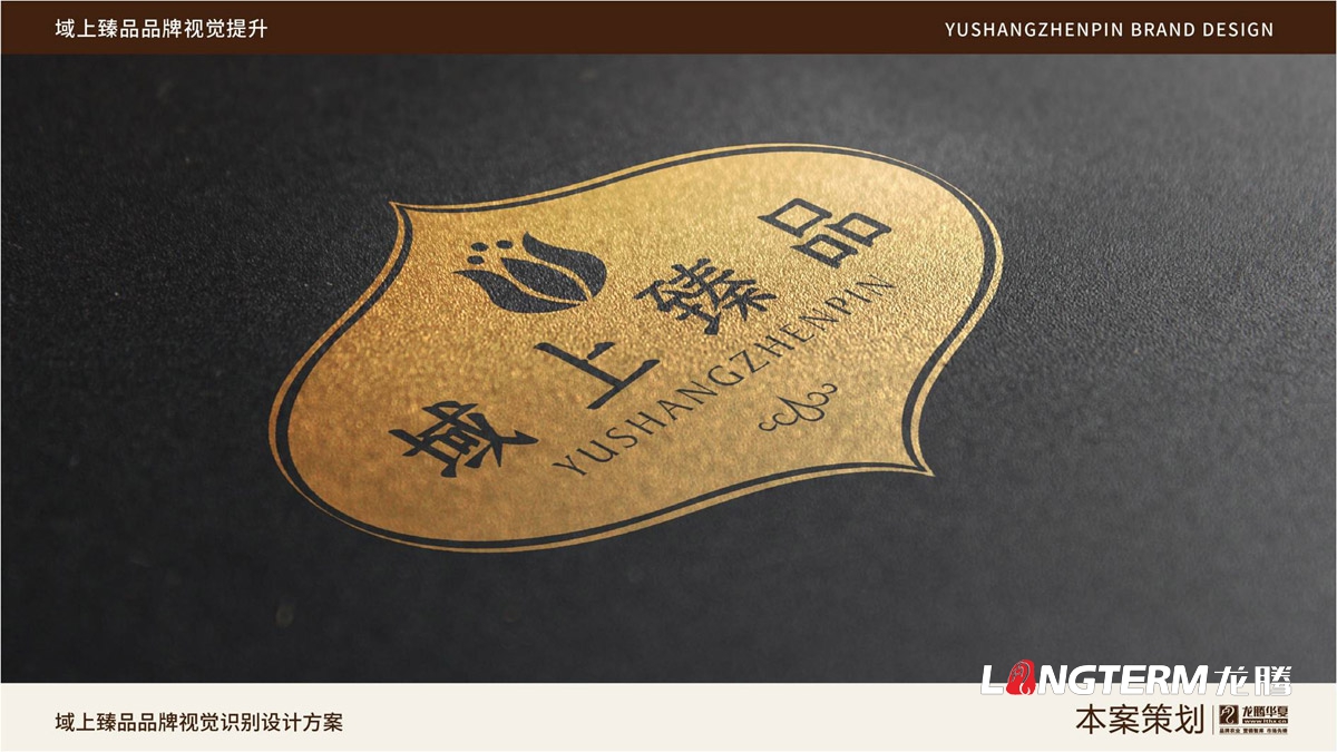域上臻品品牌logo及vi形象設計_成都企業(yè)品牌標志商標創(chuàng  )意視覺(jué)提升方案_品牌視覺(jué)符號提煉及字體設計