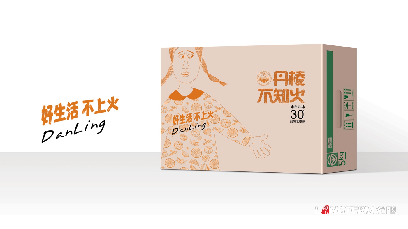 丹棱不知火品牌形象升級設計_眉山市丑柑桔橙水果產(chǎn)品品牌視覺(jué)識別系統LOGO及包裝設計
