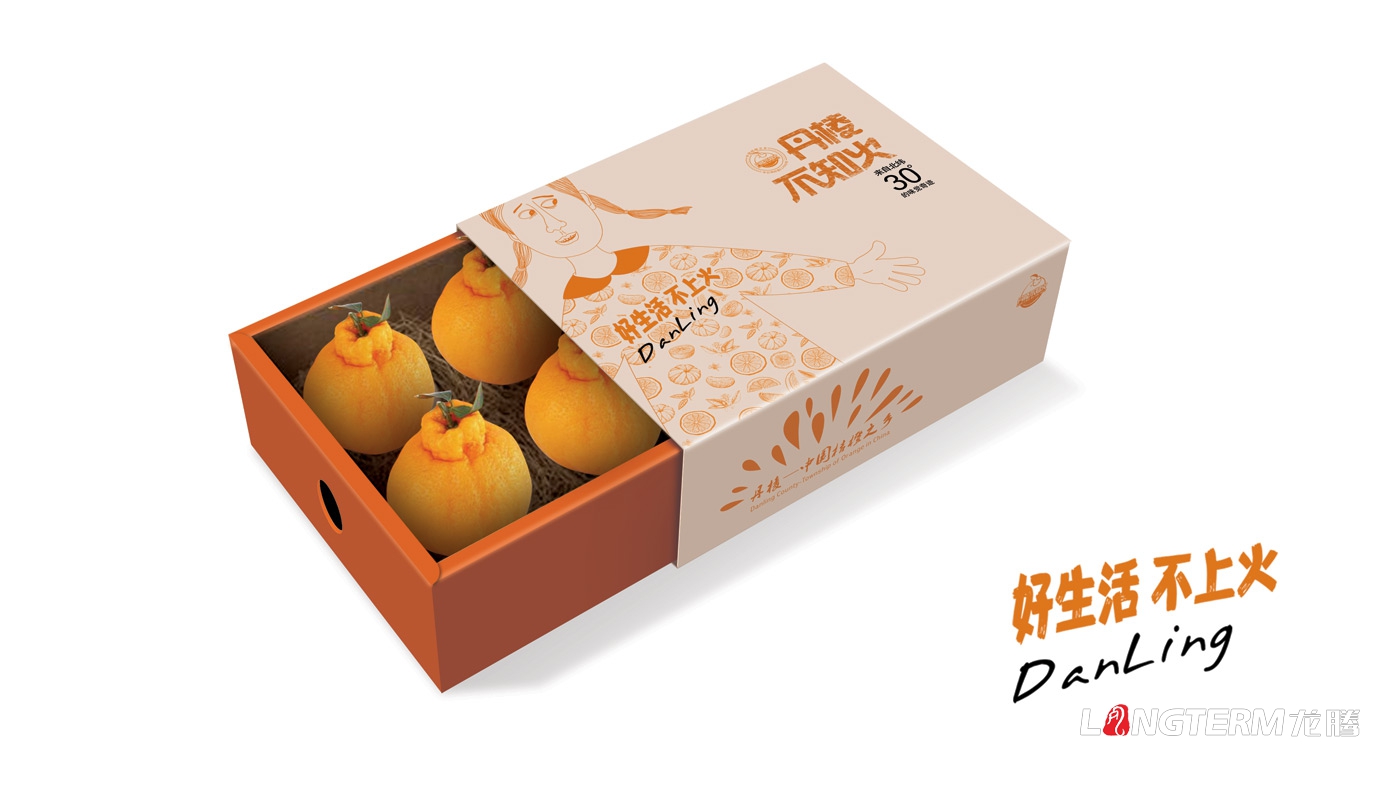 丹棱不知火形象包裝設計_眉山市蒲江丑柑水果橘子橙子品牌包裝箱設計公司