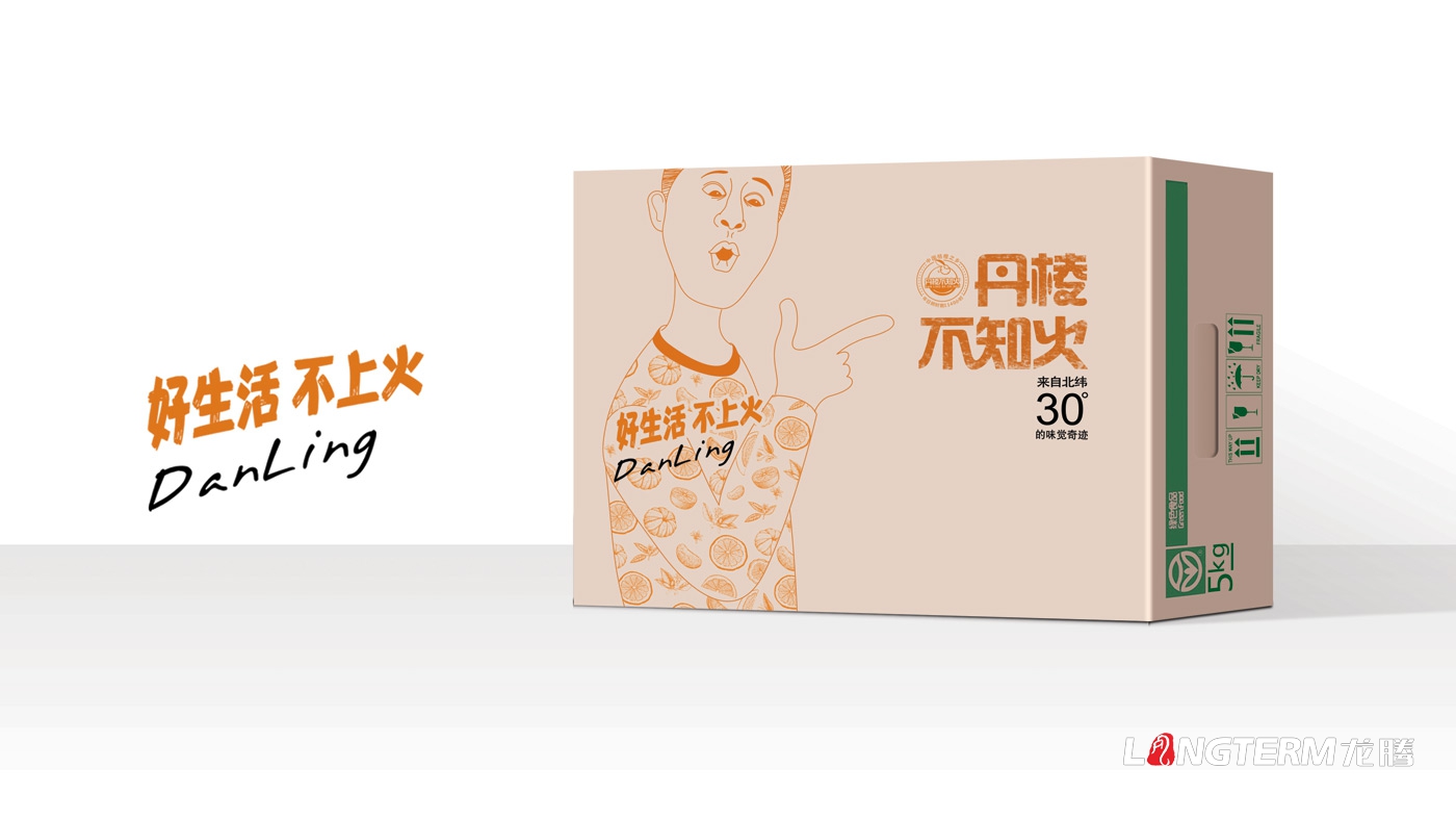 丹棱不知火形象包裝設計_眉山市蒲江丑柑水果橘子橙子品牌包裝箱設計公司