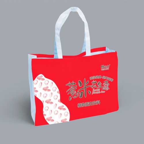 食品包裝設計-野山力薏米花生露手提袋包裝設計