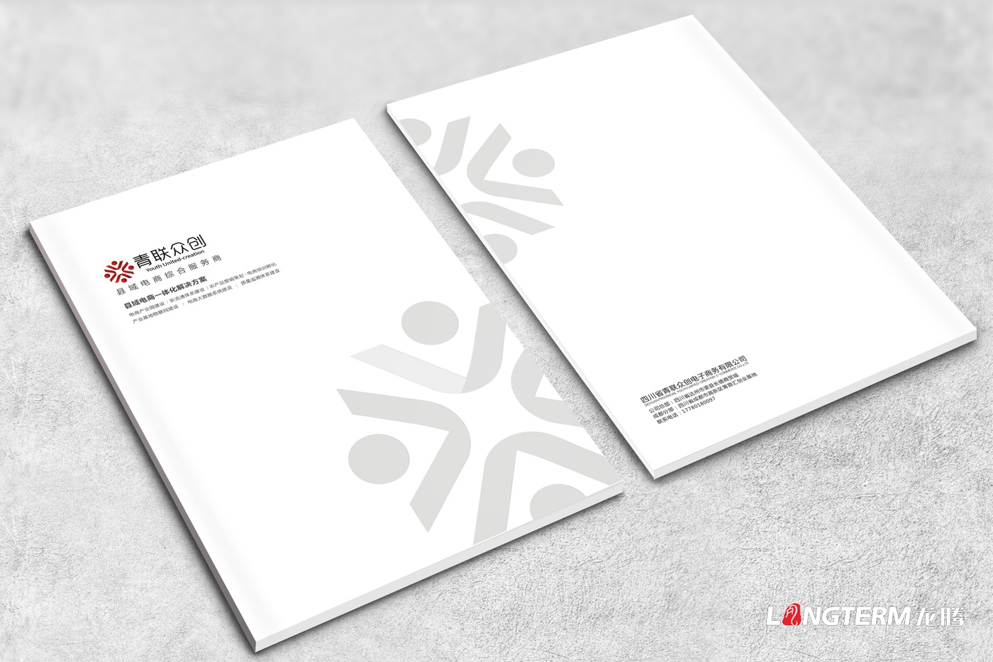廣安市青聯(lián)眾創(chuàng  )電子商務(wù)有限公司宣傳冊設計_電商公司企業(yè)形象宣傳畫(huà)冊設計