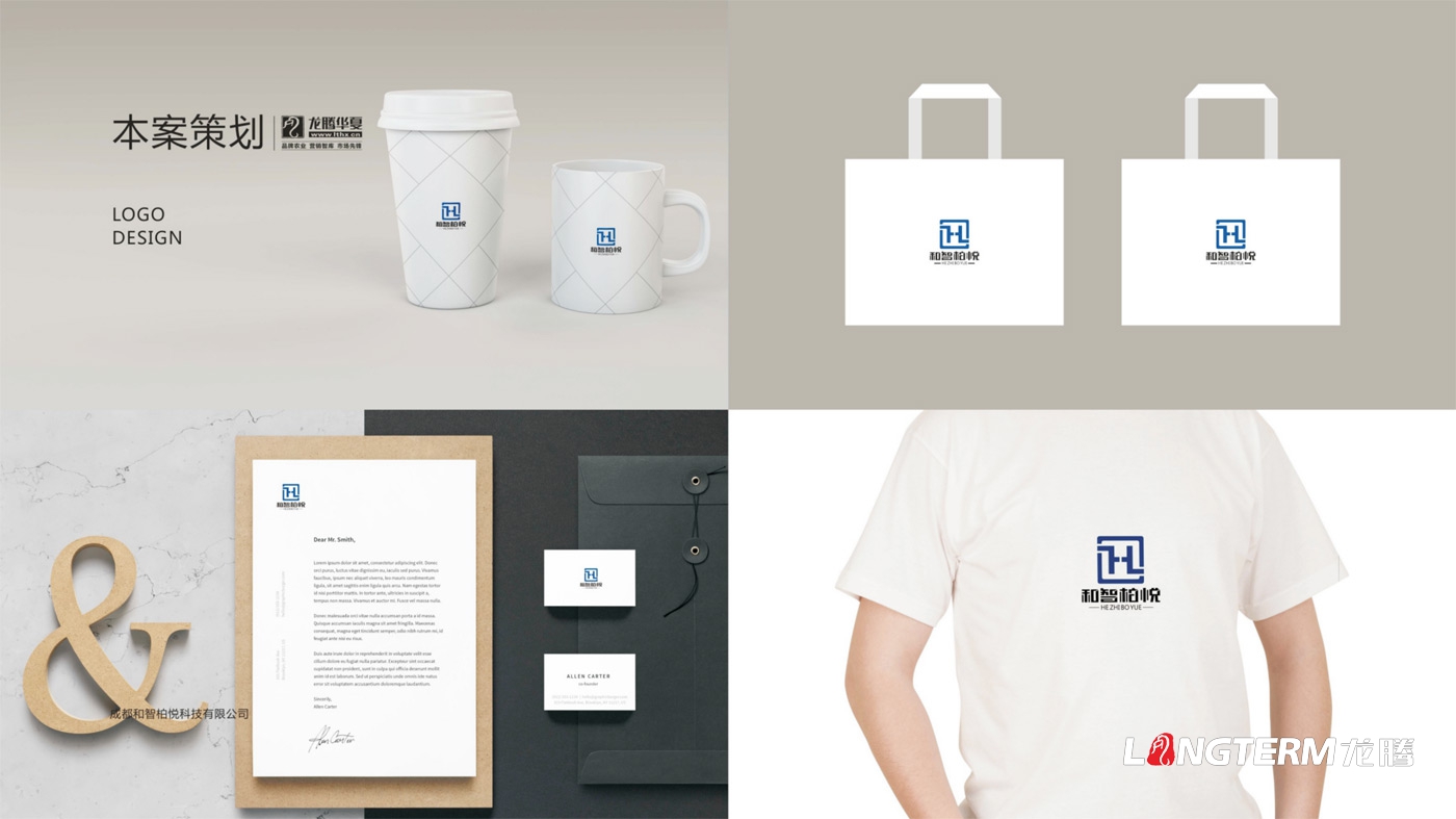 成都和智柏悅科技有限公司LOGO設計_四川科技企業(yè)品牌形象VI視覺(jué)設計