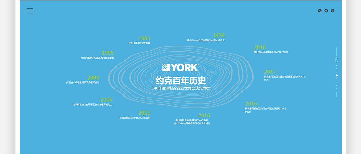 約克空調品牌官網(wǎng)建設