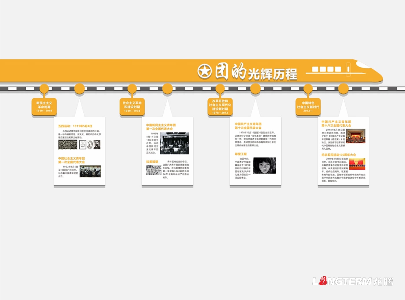 金牛區團委機關(guān)文化墻打造_團委辦公室文化氛圍設計及制作